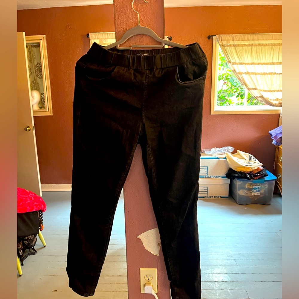 Universal standard black Don’t Call Them Jeggings/XS=size 12